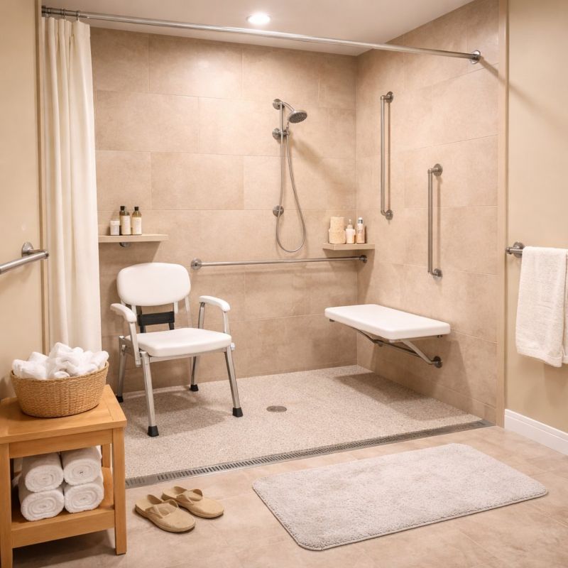 Elderly Shower Installation in Pinellas County, FL